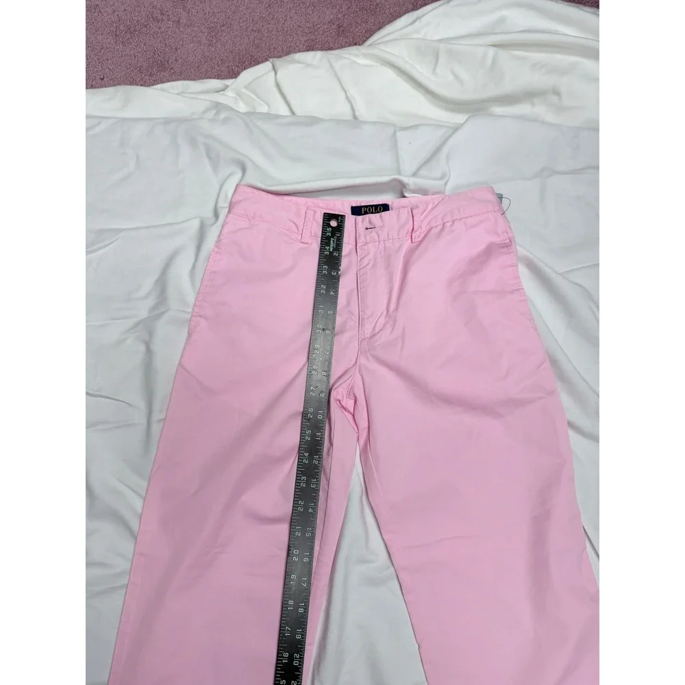 Polo Ralph Lauren Kids Pink Chino Pants Size 14 New With Tags Straight Leg